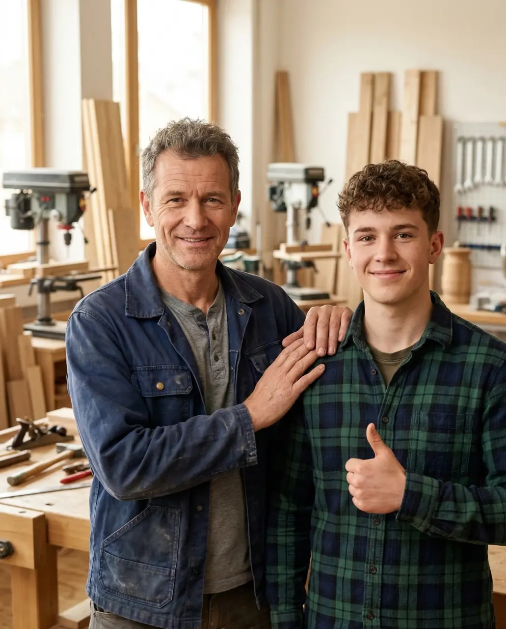 Handwerker bei der Arbeit