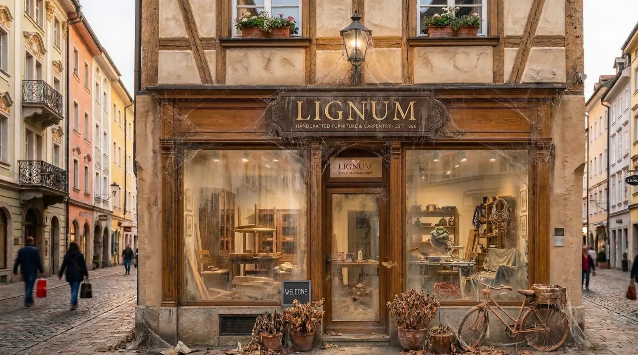 Veraltete, ungepflegte Website